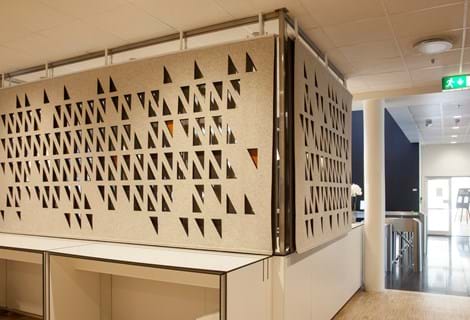 Rumafskærmning, Coverdouble, Fraster filt (2)